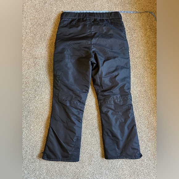 AQ Explore The Unknown Snow Pants Size X Large Black Ski Zip Pockets Winter - Picture 5 of 5